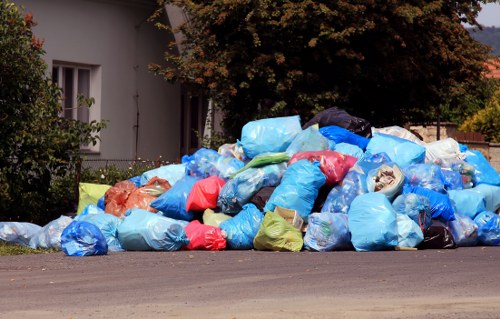 Business waste removal trucks in Shepherdsbush