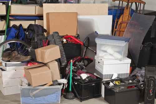 Organized and clutter-free garage after professional clearance in Shepherdsbush